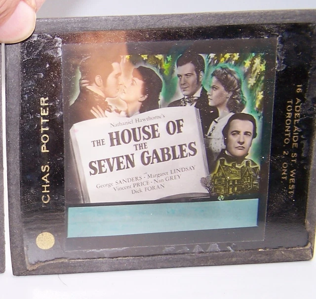 The House of the Seven Gables Movie Magic Lantern Slide Ad