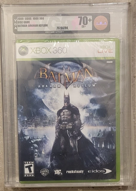 Batman Arkham Asylum VGA Graded Xbox 360 Sealed Video Game NEW Not WATA CGC UGK