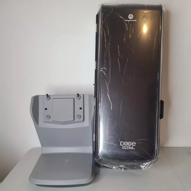 NEW OPEN BOX BLACK Dixie Ultra Tower Napkin Dispenser 54550A 25.31" x 10.68"