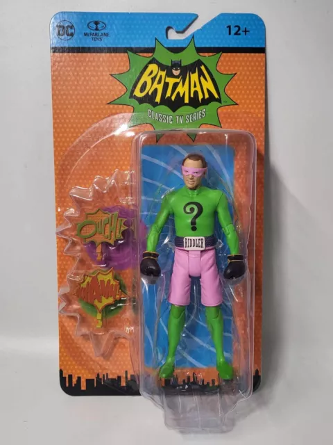 Figura The Riddler En Boxing Gloves Dc Retro Batman 66