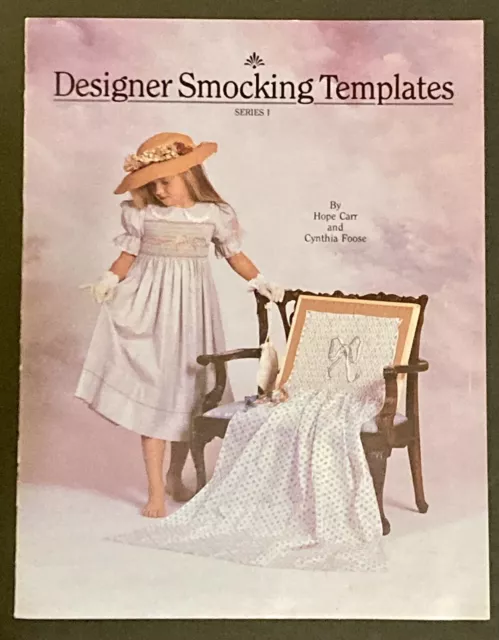 Libro artesanal de diseño 1987 de colección de plantillas para esmopear