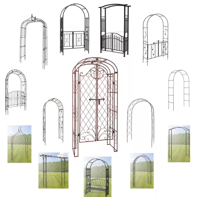 Rosenbogen Rosenspalier Pergola Torbogen Rankhilfe Rankgitter schöne Modelle NEU