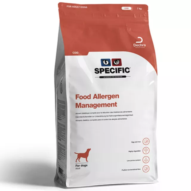 SPECIFIC Pienso para Perros con Alergias FOOD ALLERGEN MANAGEMENT CDD, 12 kg