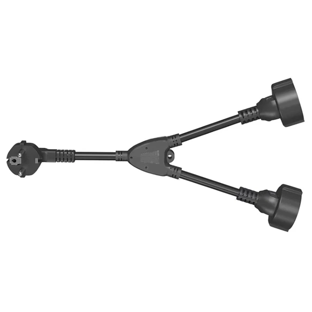 16A/250V Cable de extensión Adaptador Enchufe doble Con 2 Enchufes de CA