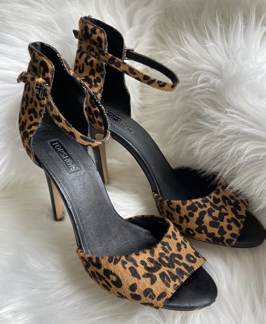 Topshop hotsell leopard heels