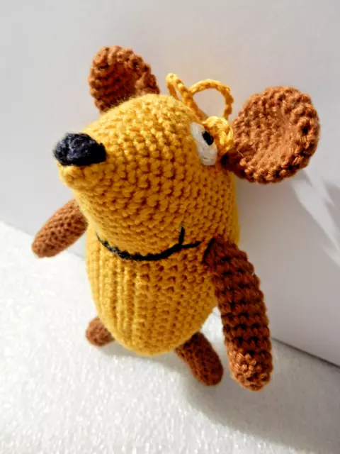 Amigurumi gehäkelt Maus Häkelmaus Deko Handarbeit NEU Schlüsselanhänger Anhänger 3