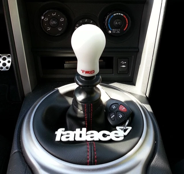 TRD WHITE RACE SHIFT GEAR KNOB TOYOTA supra corolla YARIS MR2 GT86