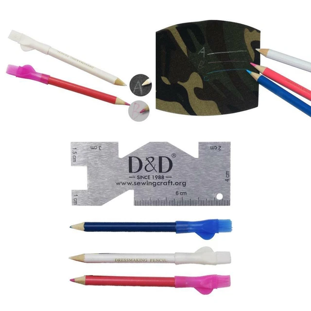 Schneider Kreide Stift Marker Bleistift Lineal Nähen Stoff Leder Stoff