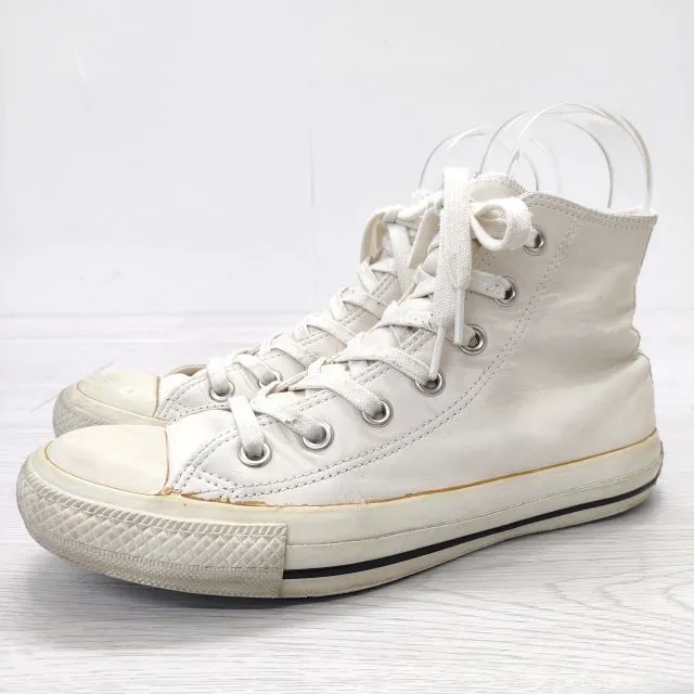 CONVERSE/MHL. ALLSTAR HIGH CUT 24.5cm LEATHER sneakers off white 3 ...