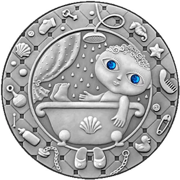Aquarius UNC Silver Coin 20 rubles Belarus 2009