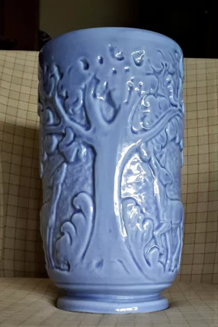 Australian Art Deco HUNTLEY, Cooper & Cooke, John Elischer, EMBOSSED VASE 515