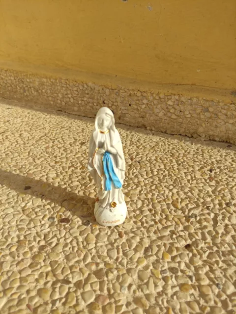 Virgin Mary Statue Lourdes Statues Holy Mother Holly Land Hand Made Christian 3