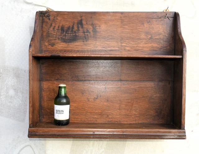 Antica Piattaia a Muro  mensola ,etagere  libreria- Restaurata 56 cm.