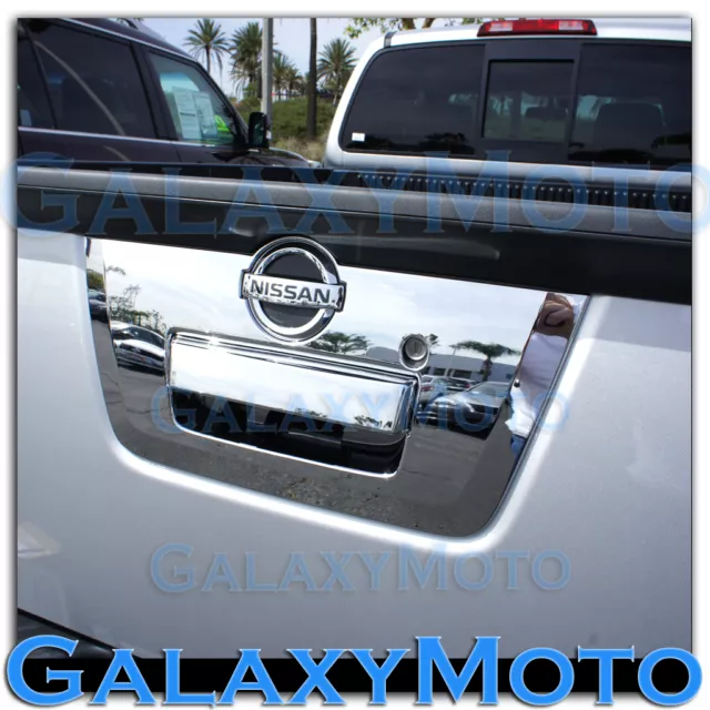 Triple Chrome Tailgate Handle w/Camera Hole Cover for 13-18 Nissan Frontier 2