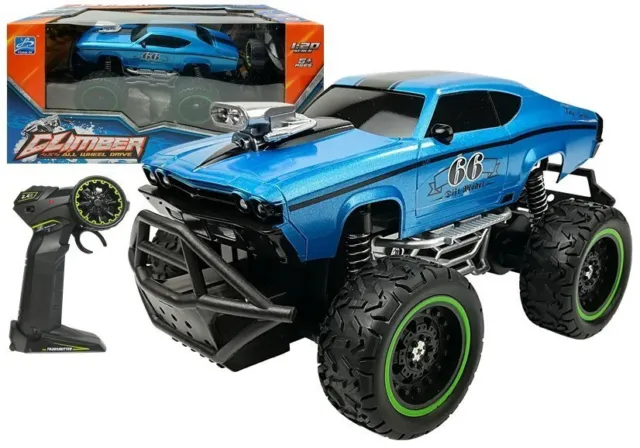 Ferngesteuert Auto Offroad R/C Monster Truck SUV Große Räder Spielzeug