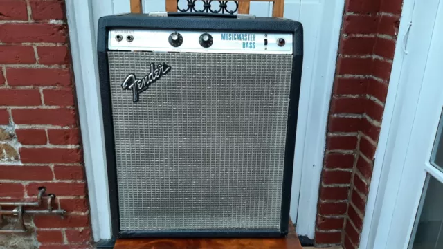 1979 Fender Musicmaster Bass Vintage Valve Guitar Amplifier. Great For Lead Too