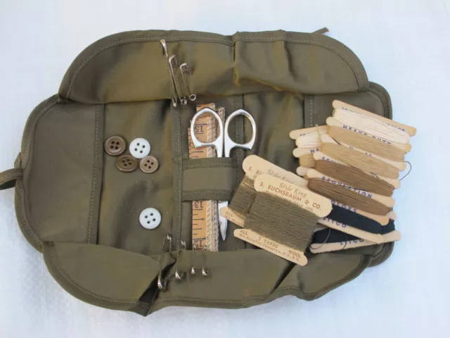 Original WWII US Military Issued Sewing Kit