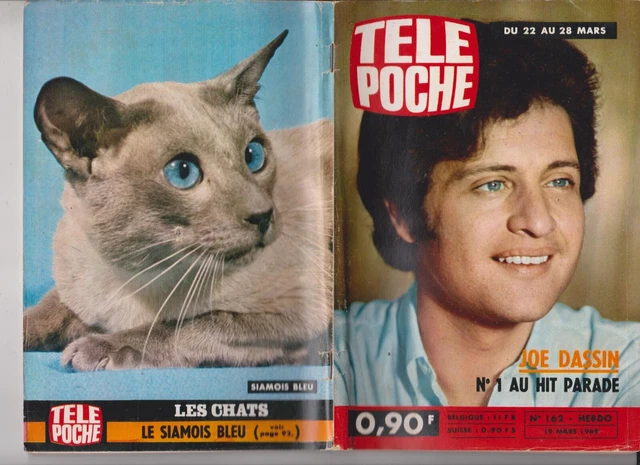 Tele Poche 1969 N°162 Complet - Joe Dassin
