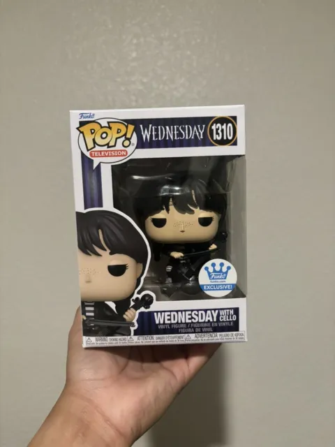New Funko POP! Wednesday 1310# Wednesday Addams with Cello  Vinyl Action Figures