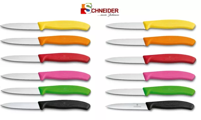 VICTORINOX - Gemüsemesser - Küchenmesser - 2er ,4er oder 6er-Set - BLITZVERSAND