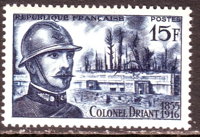 FRANCE TIMBRE N° Y&T 1052 " Colonel Driant " NEUF**