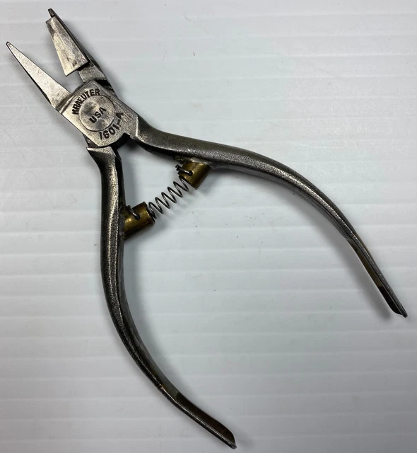 Vintage Kraeuter Tools 1601-4 Flat Nose Pliers USA Tool