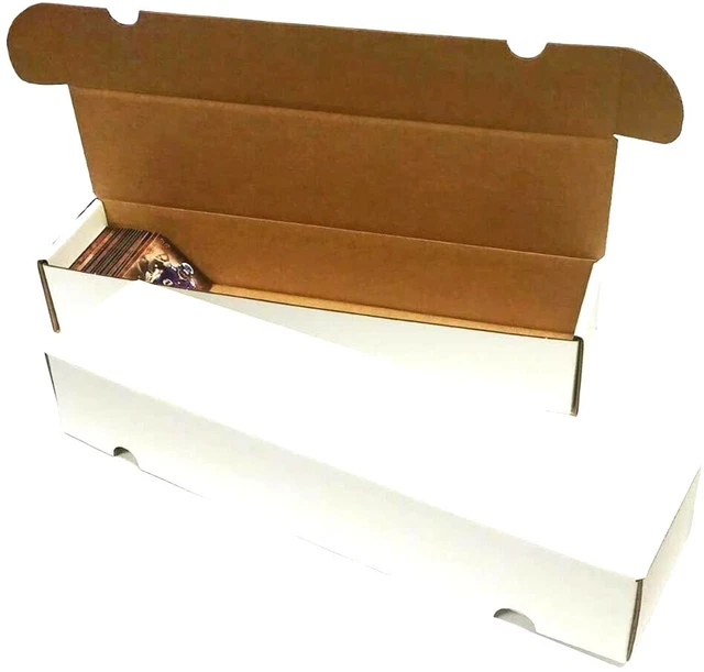 Boîte De Rangement Pour Cartes à Collectionner - Capacité Jusqu'à 800 Cartes, Couvercle Magnétique, étiquettes Incluses