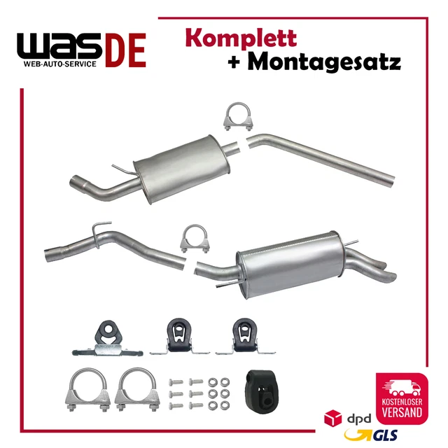 Produktbild von Sport Auspuffanlage Passend Für Volkswagen Transporter / Cara, 628,21