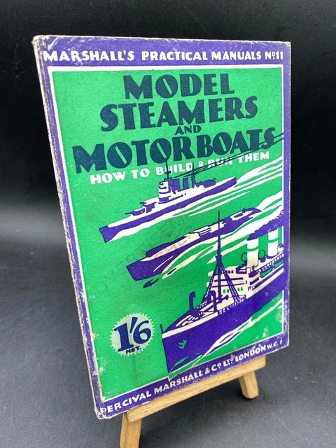 Model Steamers & Motor Boats Marshall's Practical Manuals No 11 Modelling HB