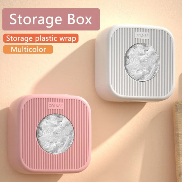 Storage Cling Film Extractor Kitchen Storage Plastic Wrap Storage Box