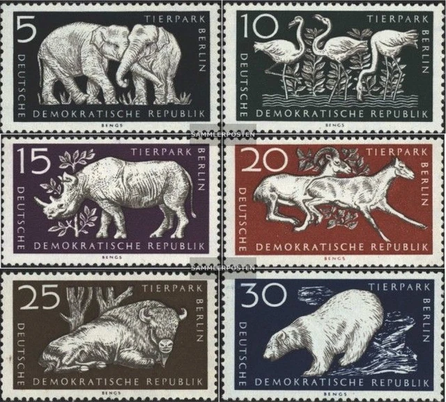 DDR Briefmarken-Set: 1956 Thälmann, 10 Jahre VEB | Postfrisch ** MNH | Prophila Collection