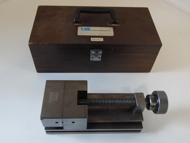 Grinding Vise, ScrewToolmaker, GTI WP120-1 grinding technology inc. vise in box