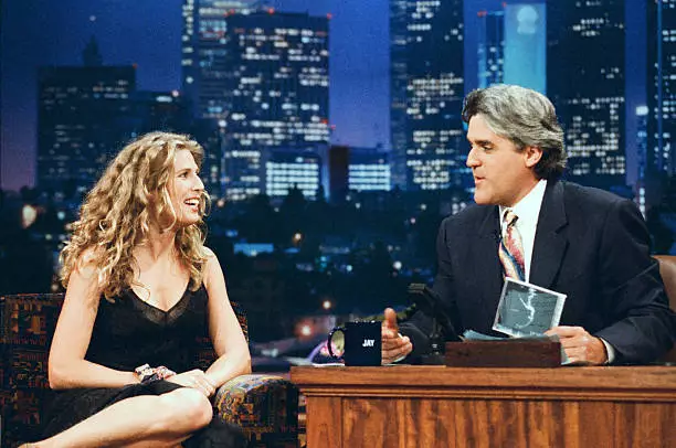 Singer Sophie B Hawkins On Leno 1995 Old Television Photo