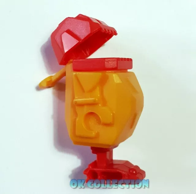 VECCHIO COMPONIBILE ANCIEN MONTABLE OLD KINDER FERRERO _ k95n04 robot giallo