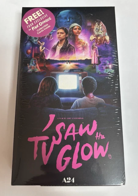 I SAW THE TV Glow Limited Edition VHS With 4 Collectible Cards Pink 