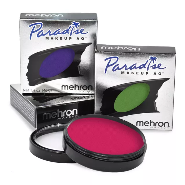 Mehron Paradise AQ Makeup clown theatrical stage party dance face body paint FX