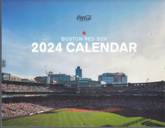 2024 Boston Red Sox calendar sponsored by Coca Cola - FREE SHIPPING