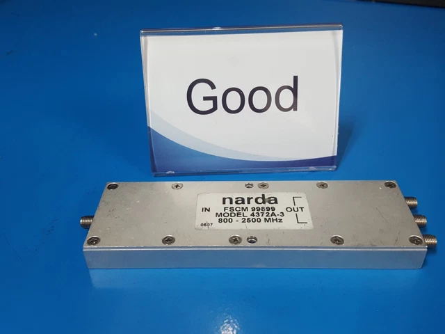 Narda 4372A-3: 800-2500MHz, POWER DIVIDER (1-1)