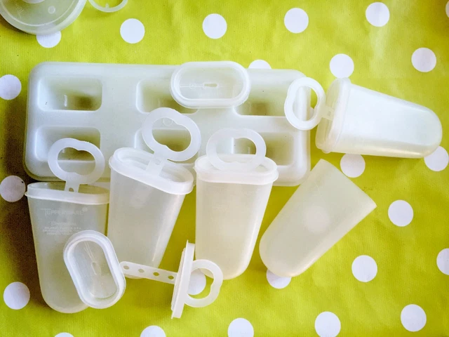 Moules Tupperware Vintage Pour Esquimaux/sucettes Glacées - Lot De 6 - Occasion En Bon état