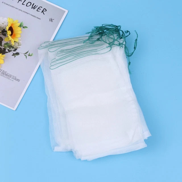 50 Pcs Barrierebeutel Aus Netzgewebe Für Den Garten Blumengemüseabdeckung