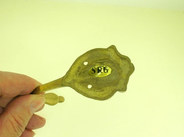 Vintage Solid Brass Lion Head Wall Coat Hook-3 1/2" Tall More Then One Available 4