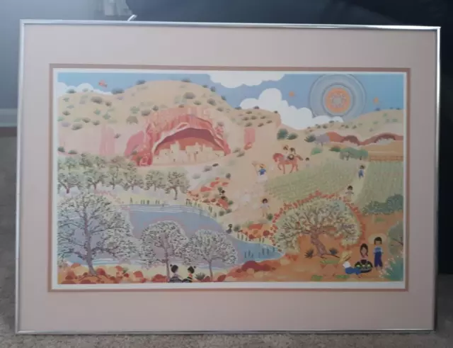 RARE! Southwestern Art BLANCHE DAVIDSON Signed Limited Edition -Print - Preowned