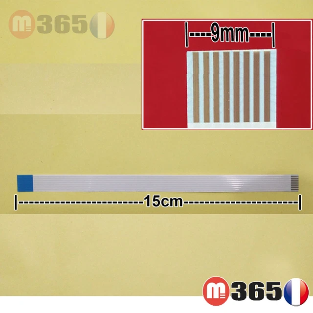 Câble Nappe 26 Pins Universel 15cm Largeur 1.35cm - Neuf