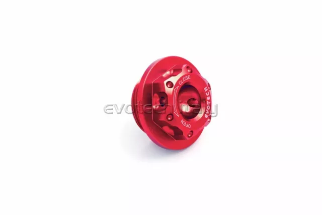 EVOTECH TAPPO OLIO ERGAL APRILIA MV AGUSTA BRUTALE M25x1,5 (VEDI LISTA) ROSSO