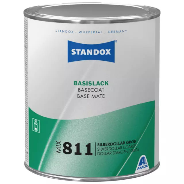 Standox Standocryl Basislack Mix 811 Silberdollar Grob 1 Liter