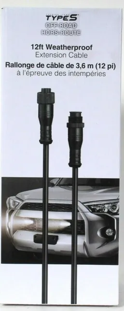 TypeS Off Road 12ft Weatherproof Extension Cables With Connector