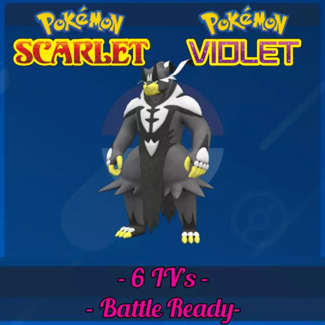 URSHIFU ⚡ POKEMON SCARLET VIOLET ⚡ NORMAL ⚡ 6IV BATTLE READY VGC 23 ⚡