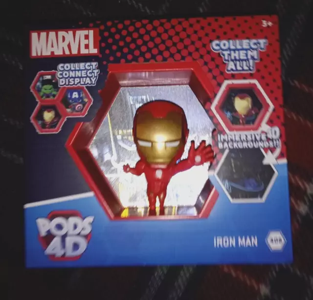 WOW! PODS 4D Marvel - Captain America & Iron Man (2 Pack) OpenBox-NEW!