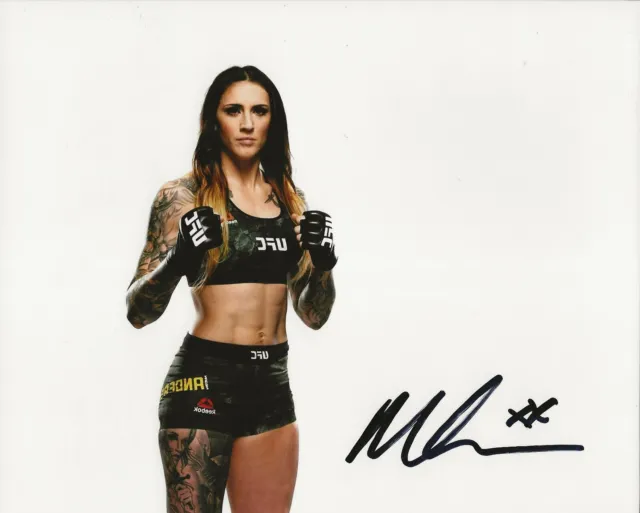 Megan Anderson REAL hand SIGNED Photo #1 COA Autographed UFC Fighter