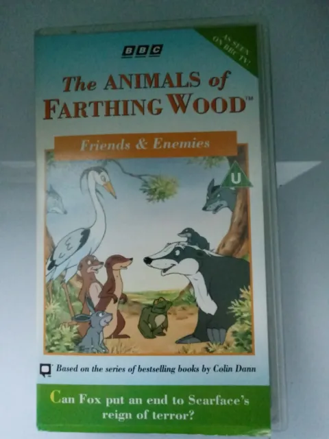 Vhs Cassette The Animals Of Farthing Wood  Friends & Enemies